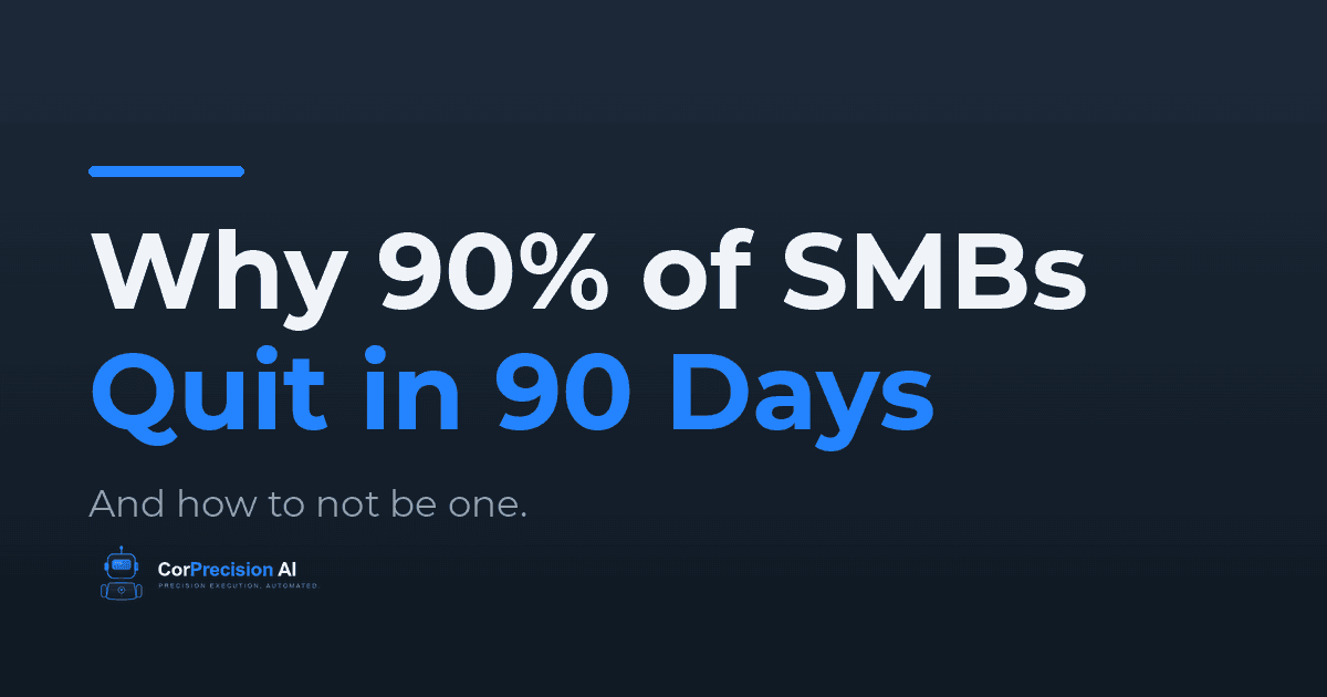 Why 90% of SMBs Quit Marketing in 90 Days (and How to Not Be One)